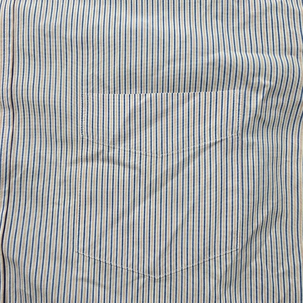 Untuckit Shirt Mens 3XL Striped Button‎ Down Long Sleeve Preppy Work Casual